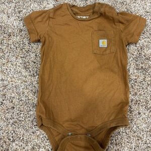 Carhartt Tan Infant Bodysuit